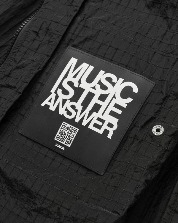 Giacca da campo Cotoca Ripstop nera per bambini