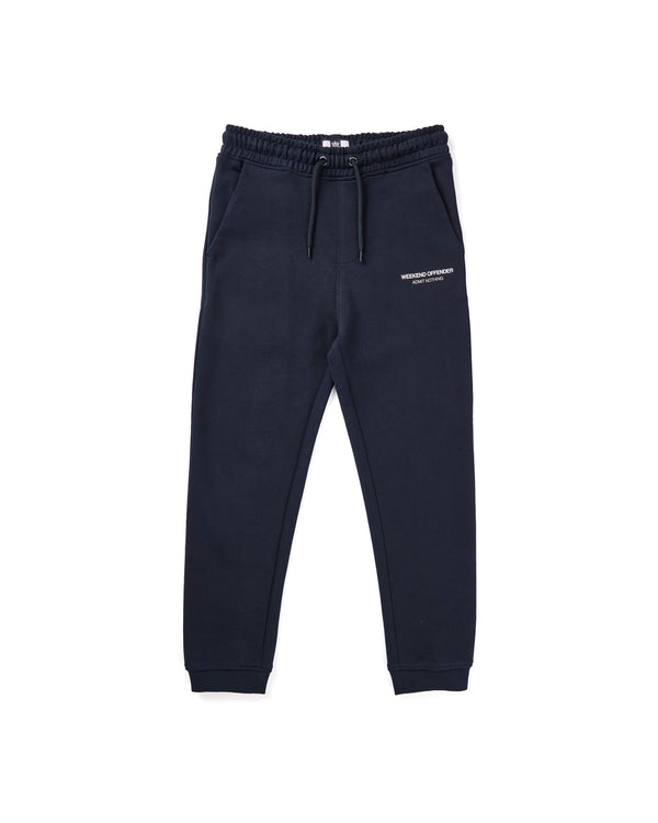 Kids Santana Joggers Navy/White