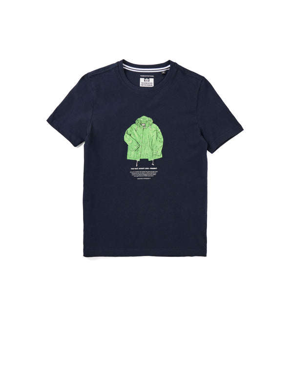 Kids Naz Graphic T-Shirt Navy