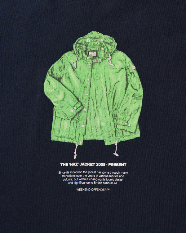 Kids Naz Graphic T-Shirt Navy