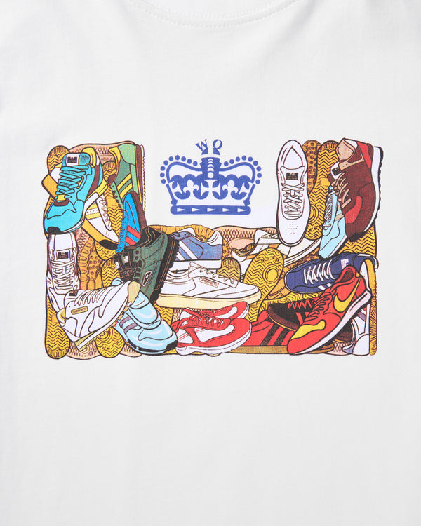 Maglietta grafica D'arblay bianca per bambini