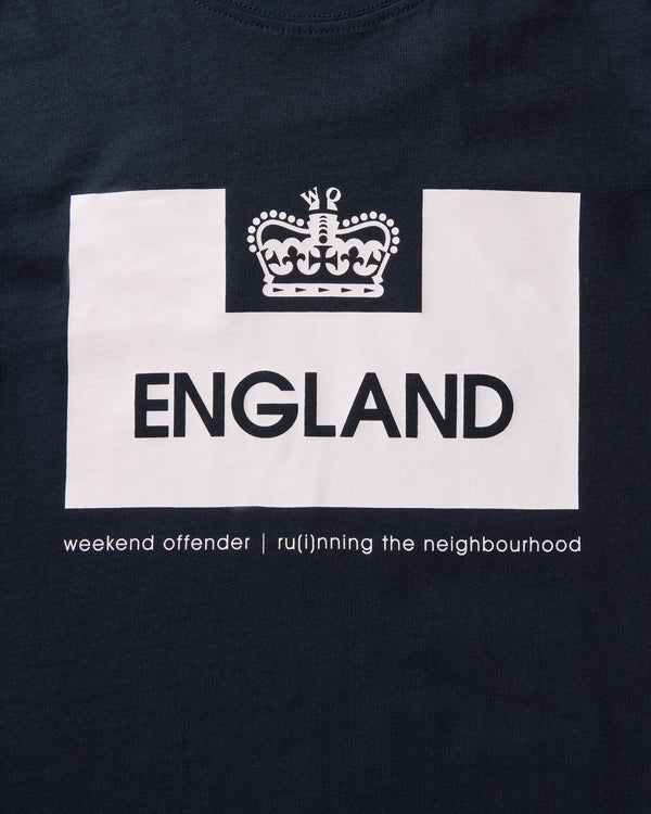 Kinder Land-Serie England T-Shirt Navy