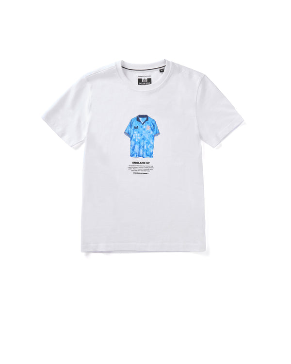 Kinder Metzger Motiv T-Shirt Weiß