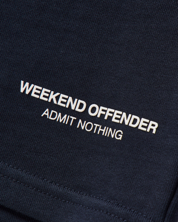 Mytros Jogging-Shorts für Kinder, Marineblau/Weiß