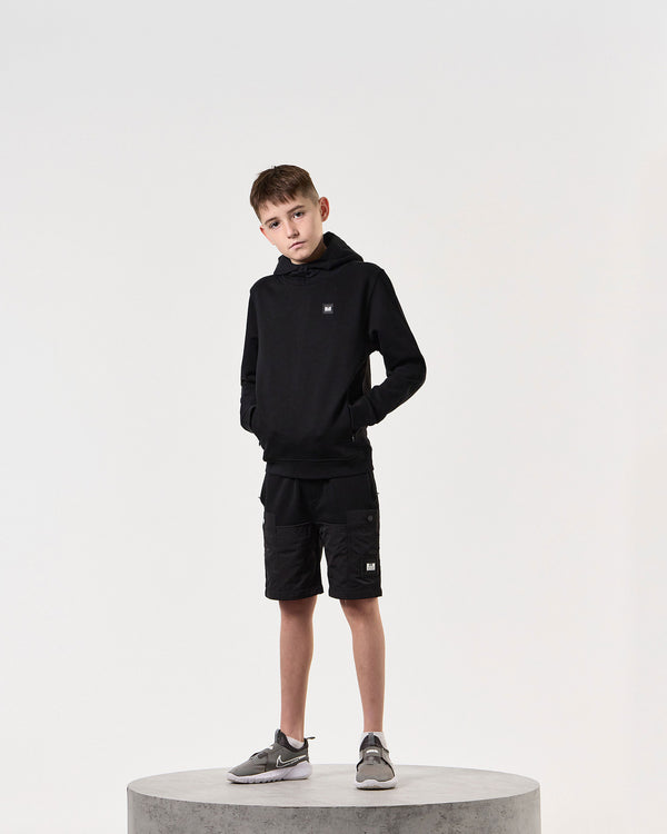 Kids Ribbe Hoodie Black