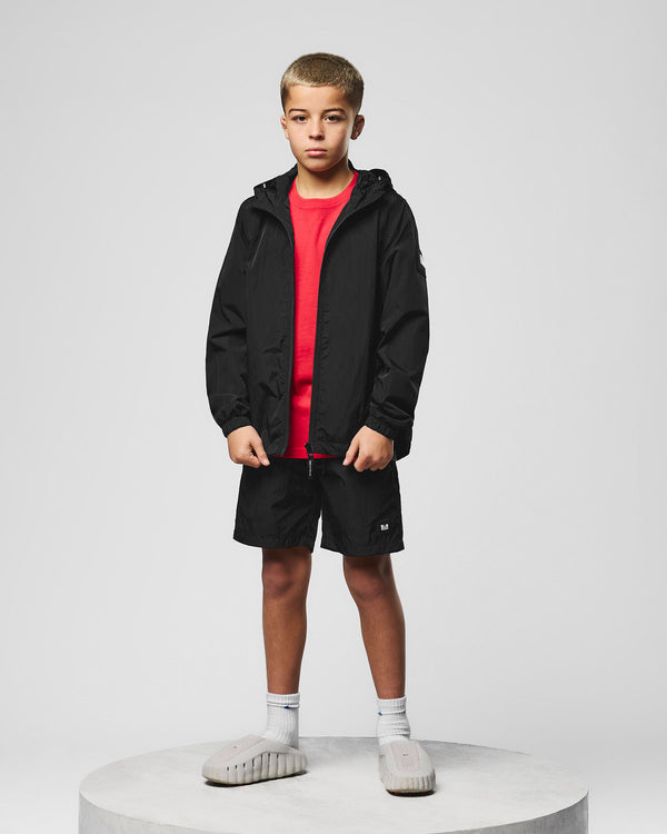 Kids Technician Mesh Lined Jacket Black