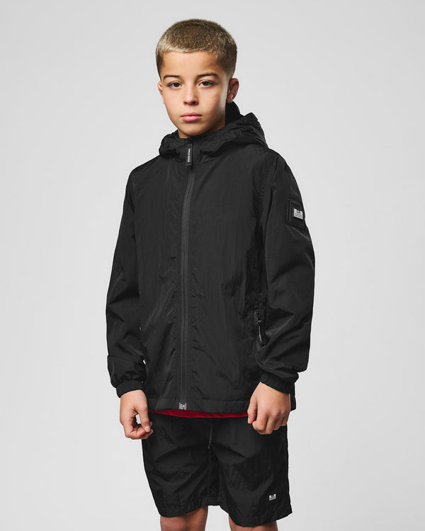 Kids Technician Mesh Lined Jacket Black
