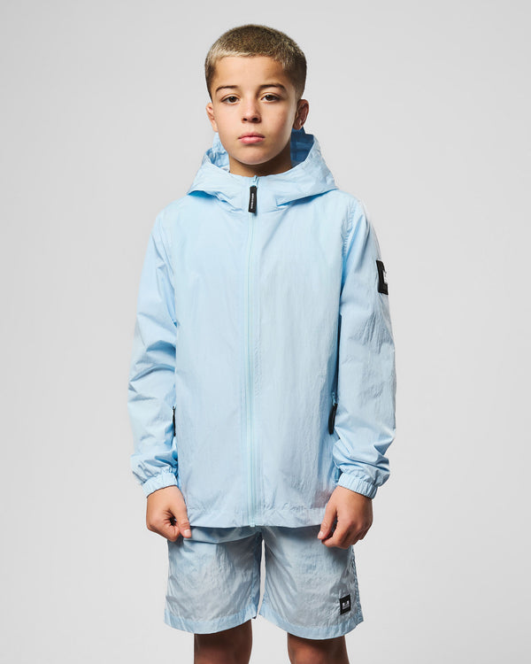 Kinder-Technikerjacke mit Netzfutter, Himmelblau