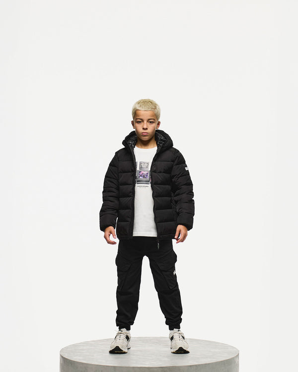 Kids La Guardia Puffer Jacket Black