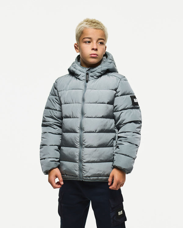 Kids La Guardia Puffer Jacket Porpoise Grey