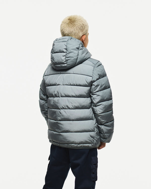 Kids La Guardia Puffer Jacket Porpoise Grey