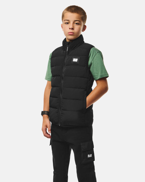 Kinder-Gacha-Gilet, schwarz