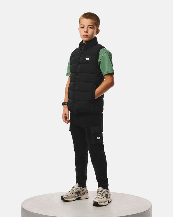 Kinder-Gacha-Gilet, schwarz