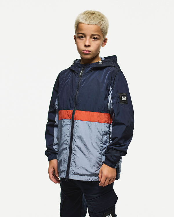 Kids Parissa Windbreaker Jacket Navy/Blue Shadow