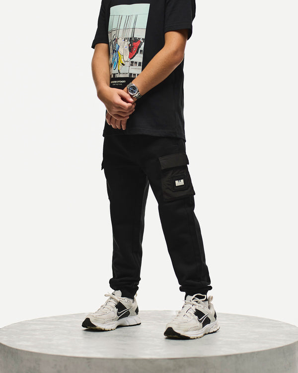 Kids Lippi Joggers Black