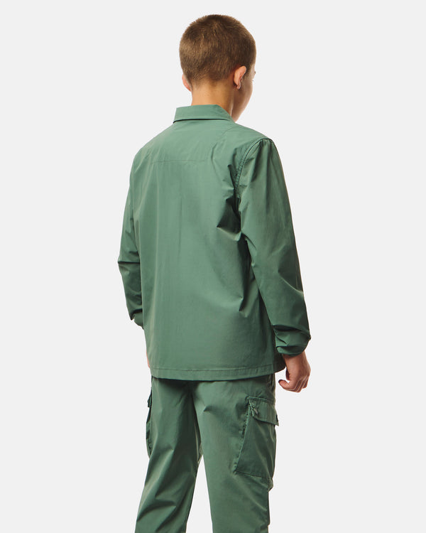 Kinder-Southbank-Overshirt Thymian-Grün