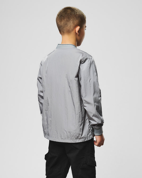 Kinder-Überhemd Ronson, Rauchgrau