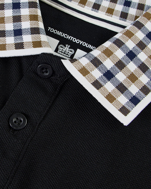 Kinder Tipasa Poloshirt Schwarz