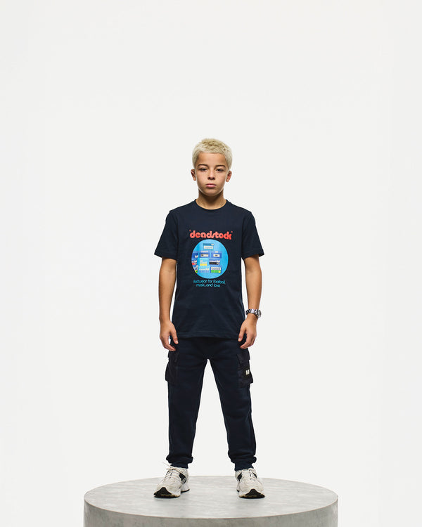 Kids Deadstock Graphic T-Shirt Navy