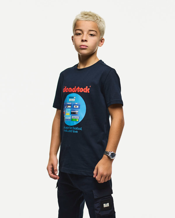 Kids Deadstock Graphic T-Shirt Navy