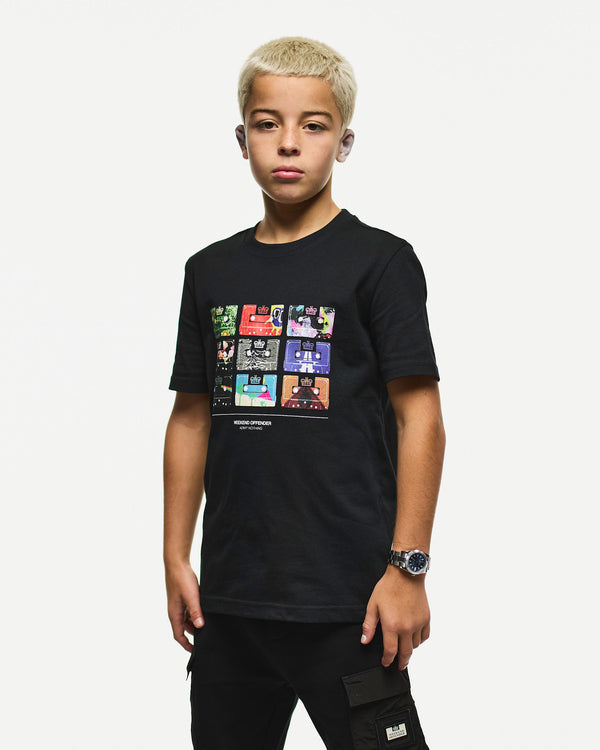 Kids Hanover Graphic T-Shirt Black