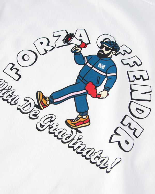 Kids Delinquens Grafik-T-Shirt Weiß