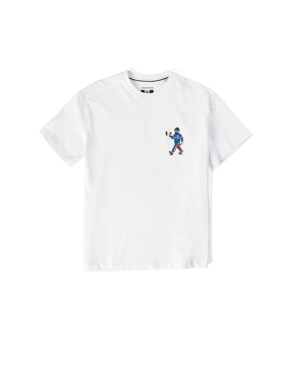 Kids Delinquens Grafik-T-Shirt Weiß