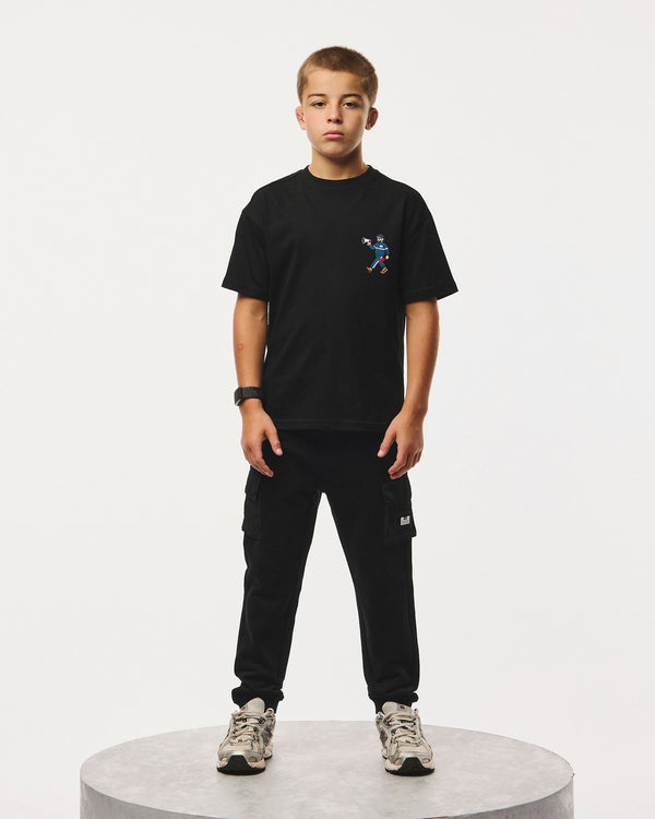 Kids Delinquens Graphic T-Shirt Black