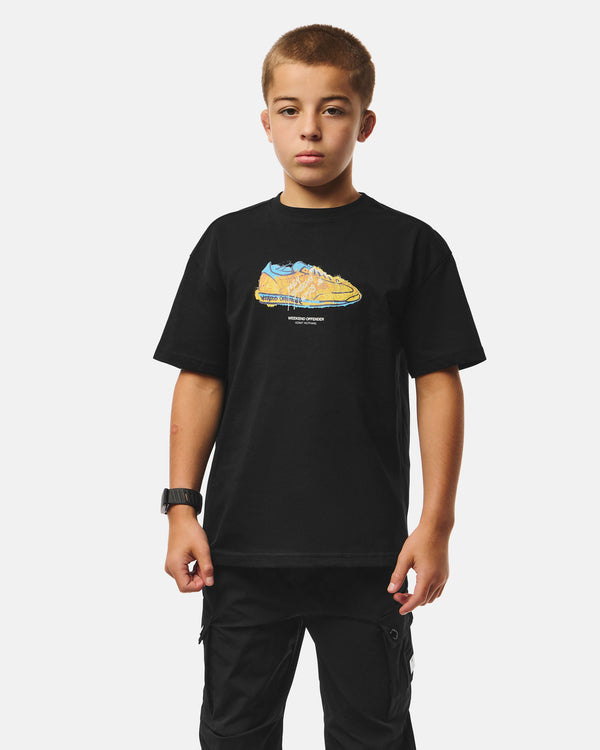 Kids Adventus Graphic T-Shirt Black