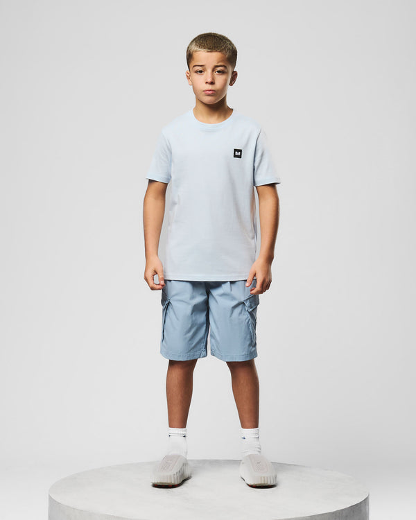 Pantaloncini da jogging Baraki per bambini blu tormalina