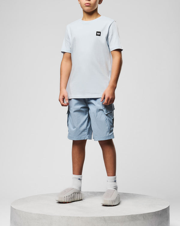 Pantaloncini da jogging Baraki per bambini blu tormalina