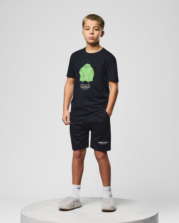 Kids Mytros Jogger Shorts Navy/White
