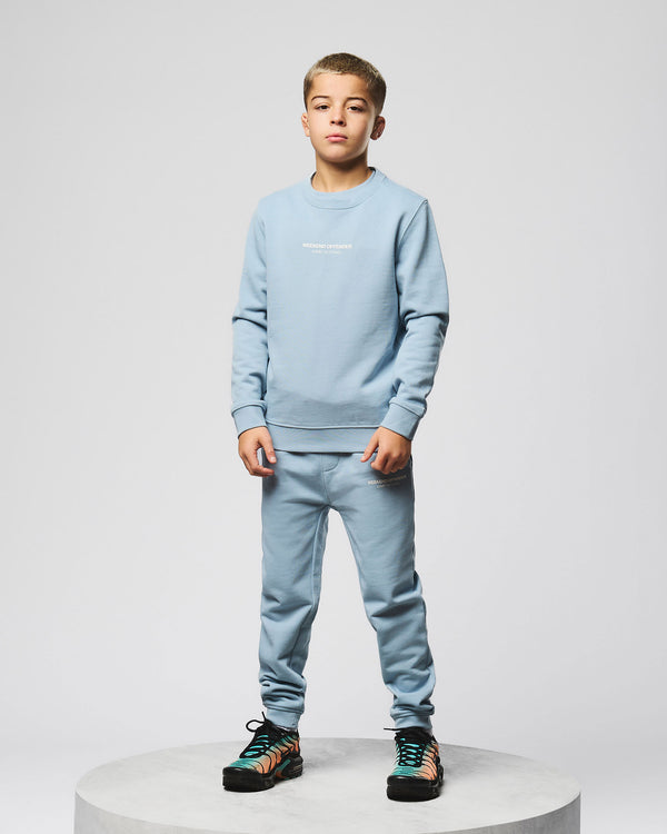 Kids Raval Sweatshirt Blue Tourmaline/White