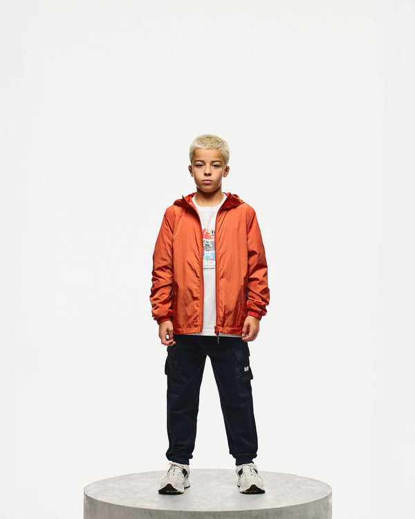Kids Technician Fleece Lined Jacket Sunset Orange