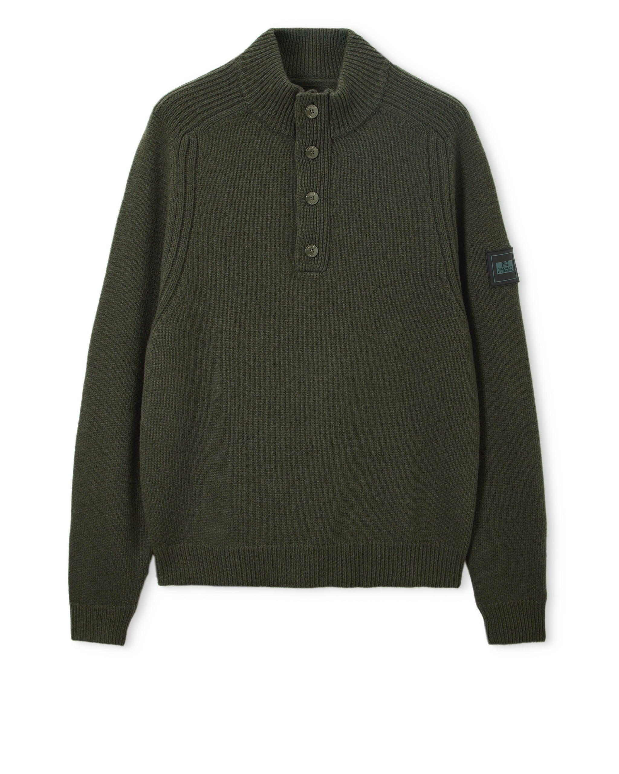 Castillos Wool Jumper Black Forest Green