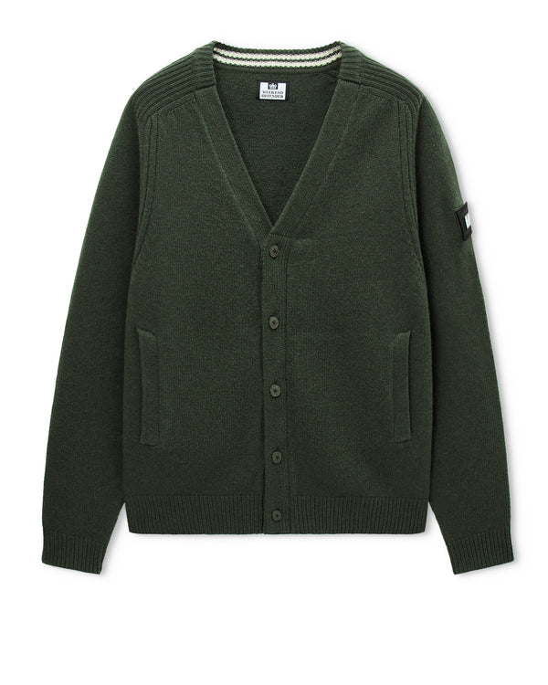 Lauda Woll-Cardigan Schwarzwaldgrün