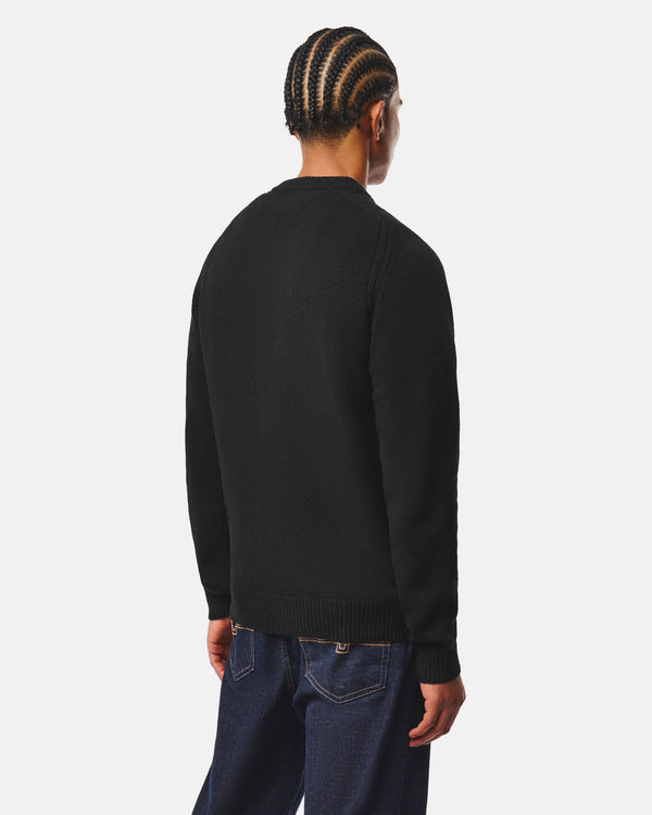 Lauda Wollstrickjacke Schwarz