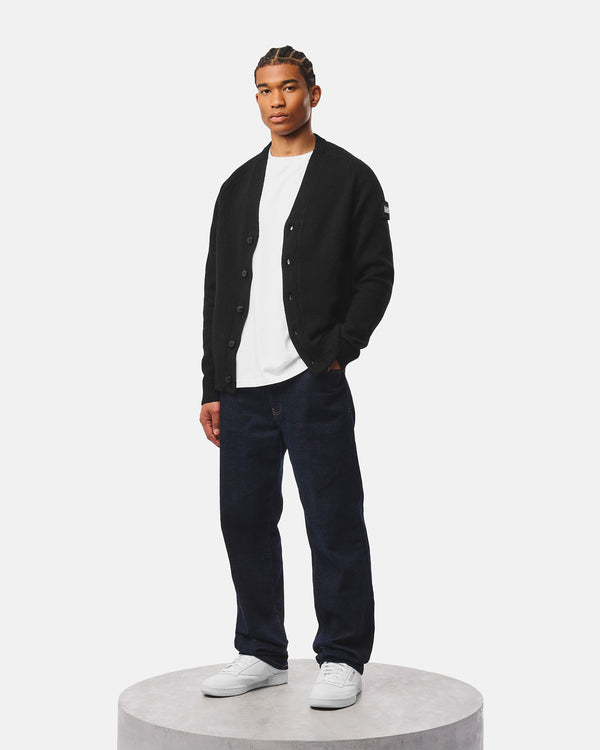 Lauda Wollstrickjacke Schwarz