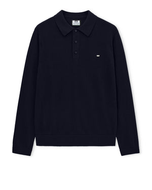 McNamara Knitted Polo Navy
