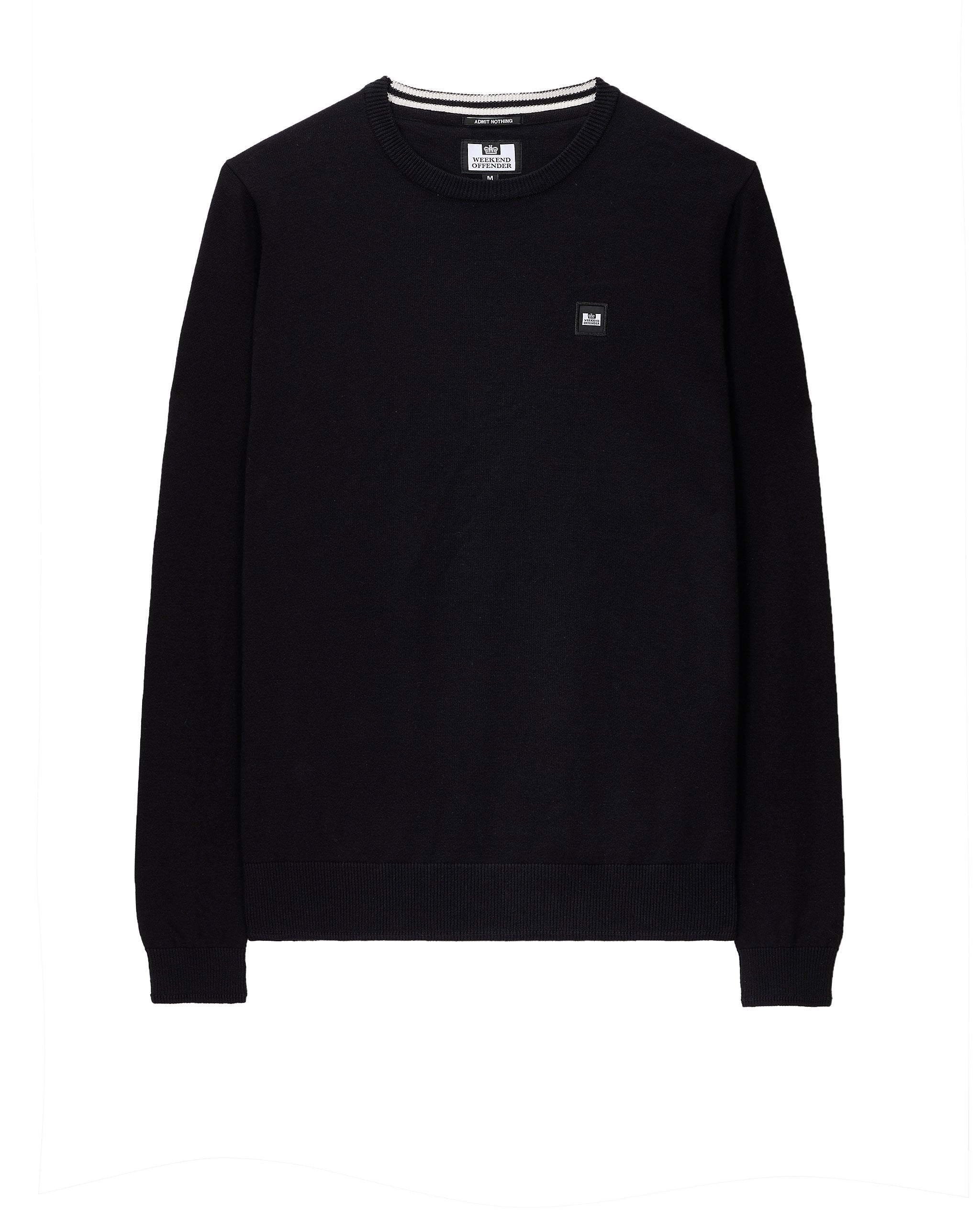 Solace Knitted Sweater Black – Weekend Offender