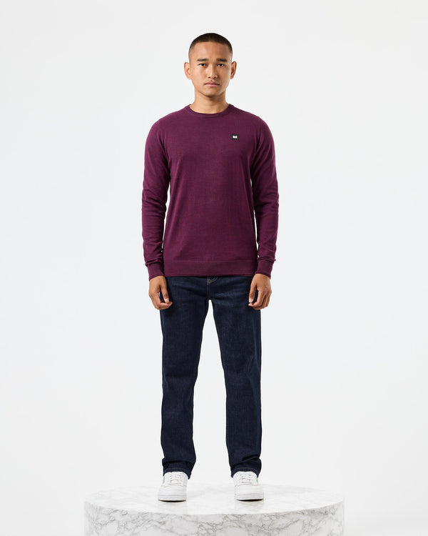 Solace Knitted Sweater Acai Berry