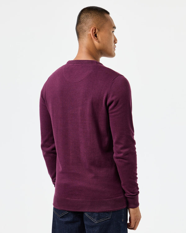 Solace Knitted Sweater Acai Berry