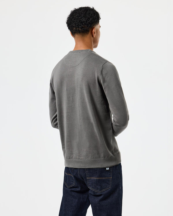 Solace Knitted Sweater Zinc