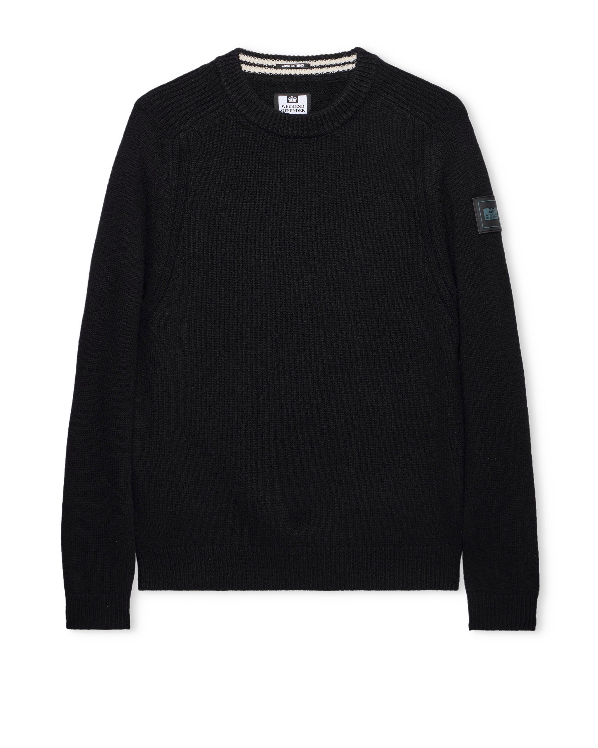 Zagreb Wool Jumper Black - Main Image