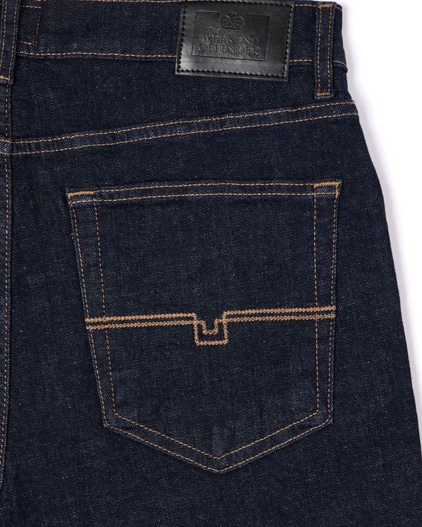 Loose Fit Denim Jeans Dark Rinse