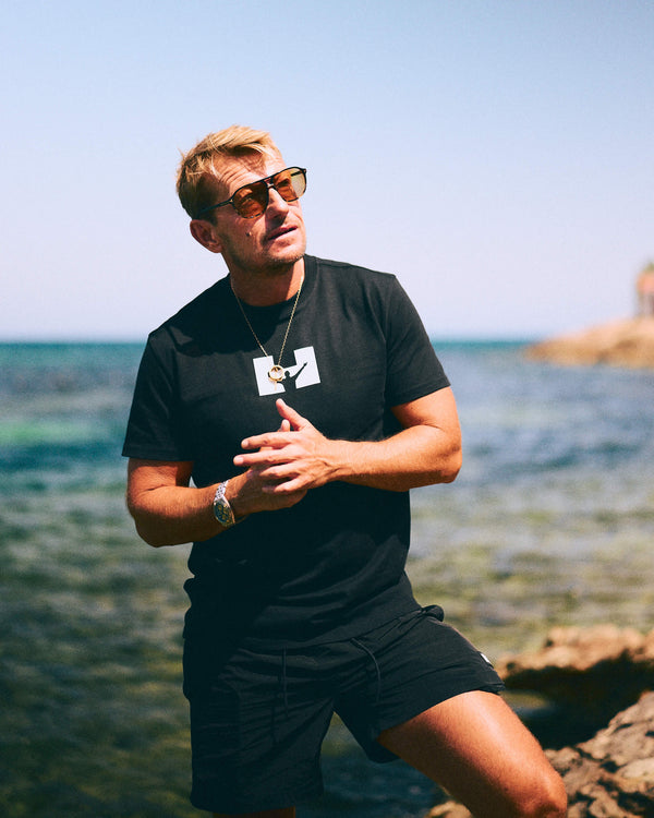 Gascoigne Printed T-Shirt Black