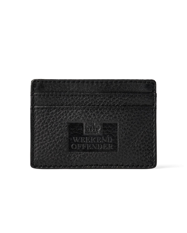 Leather Card Holder With Gift Box Black