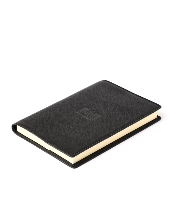 Leather Notebook Holder With Gift Box Black