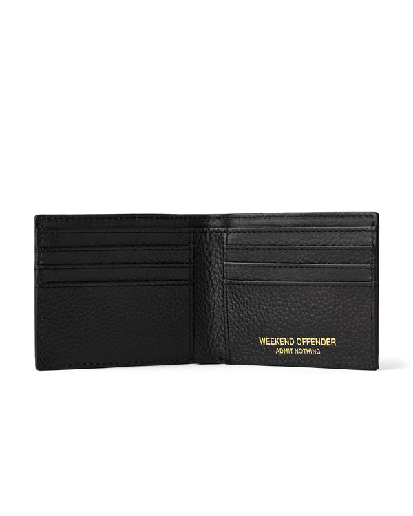 Leather Billfold Wallet With Gift Box Black