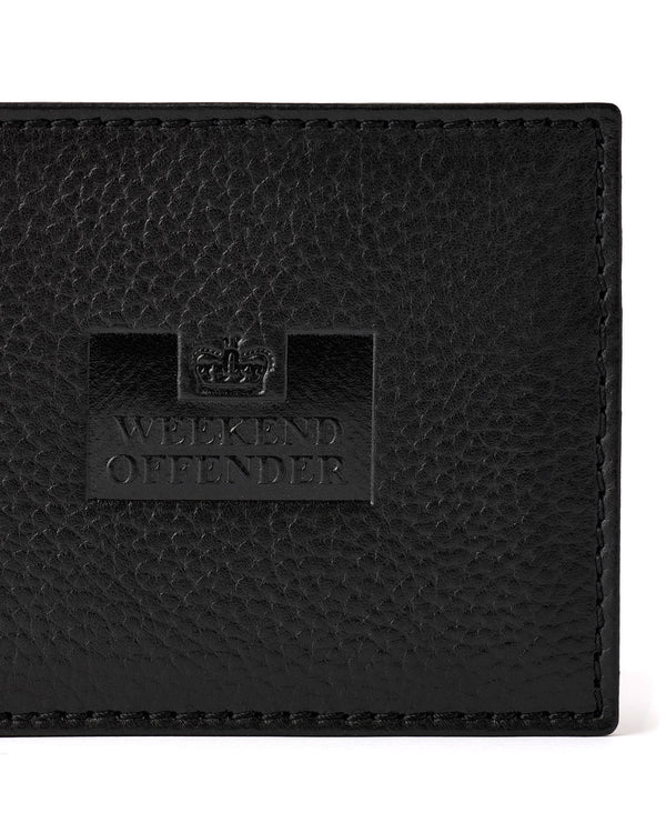 Leather Billfold Wallet With Gift Box Black